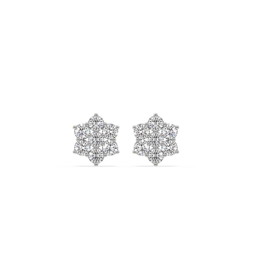 0.56ct Lab Grown Diamond Earring in 18kt Gold Vermeil
